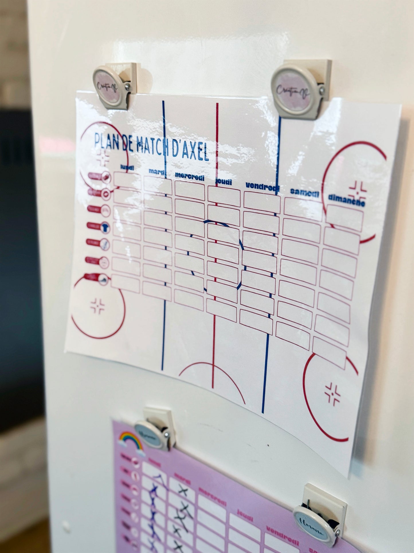 Tableau de tâches et récompenses-VERSION PDF OU PLASTIFIÉ
