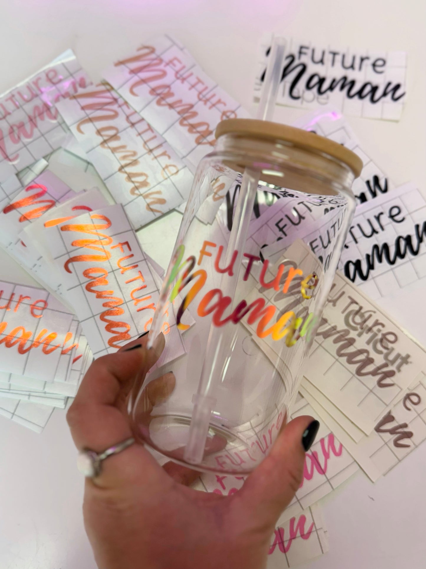 Autocollant Futur parents/Grands-parents