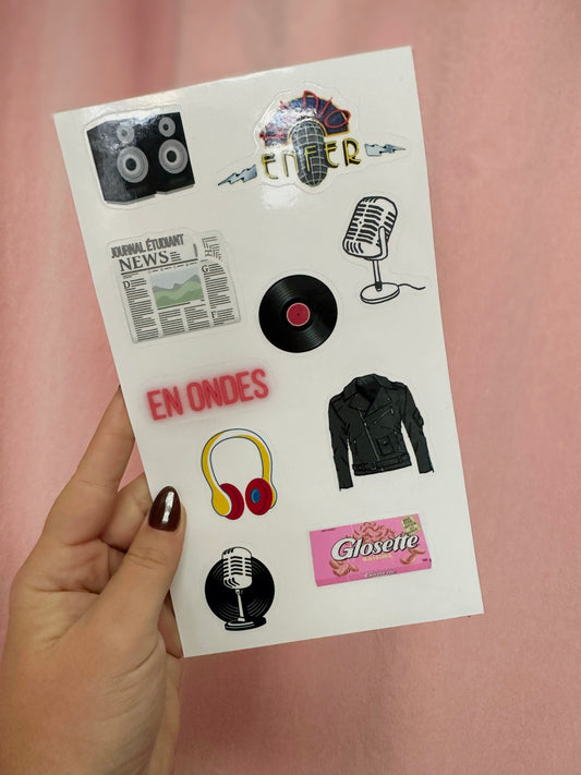 Autocollant Séries-Radio Enfer