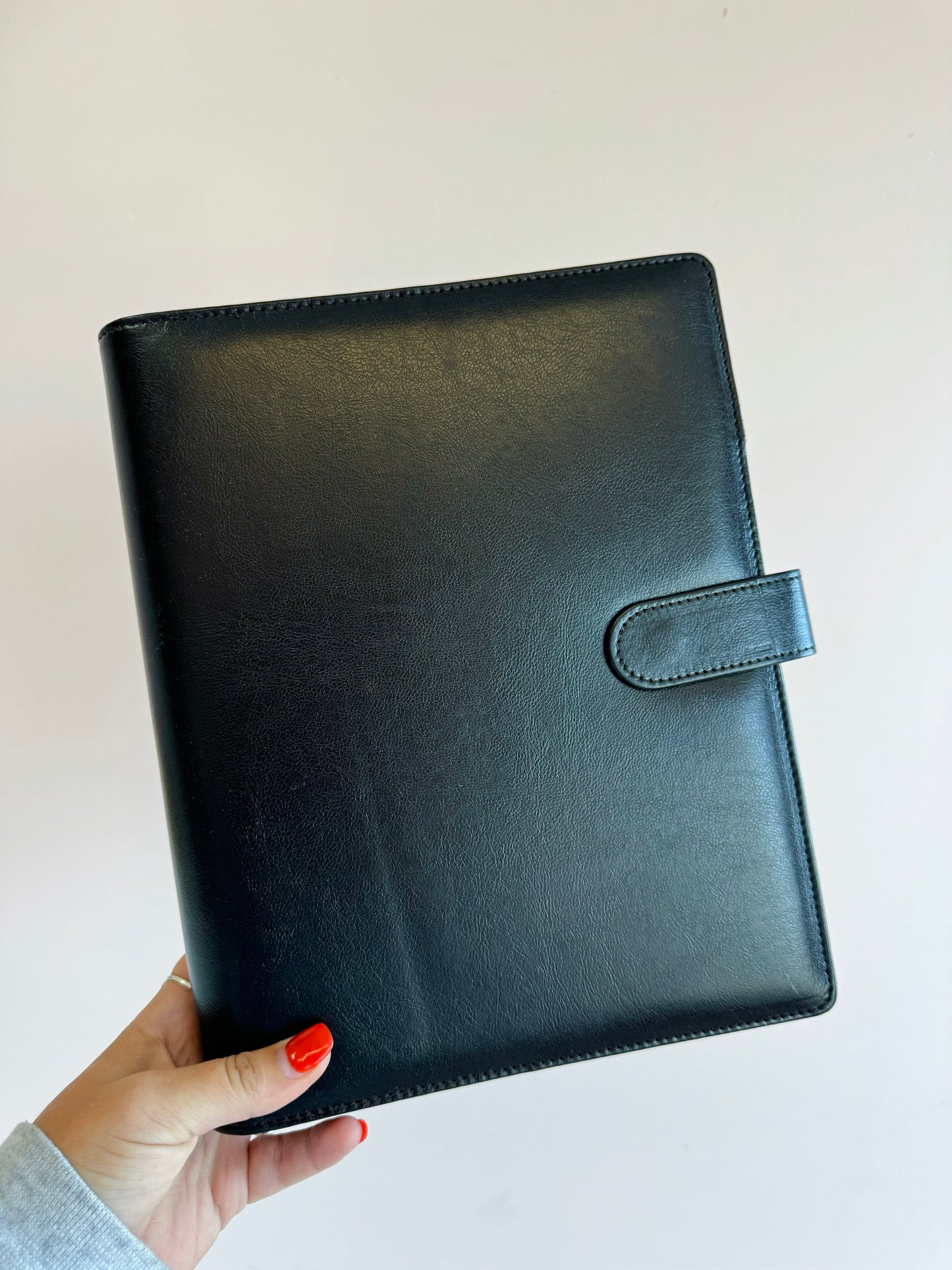 Cover en cuire vegan pour agenda ou document
