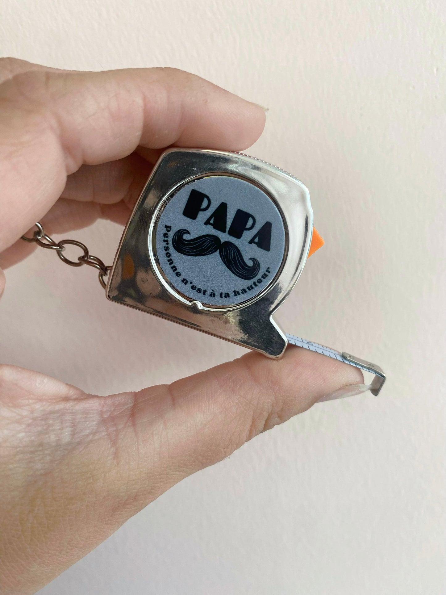 Mini Tape à mesurer pour Papa-Porte-clé