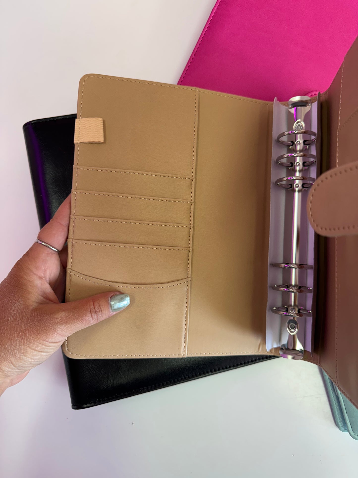 Cover en cuire vegan pour agenda ou document
