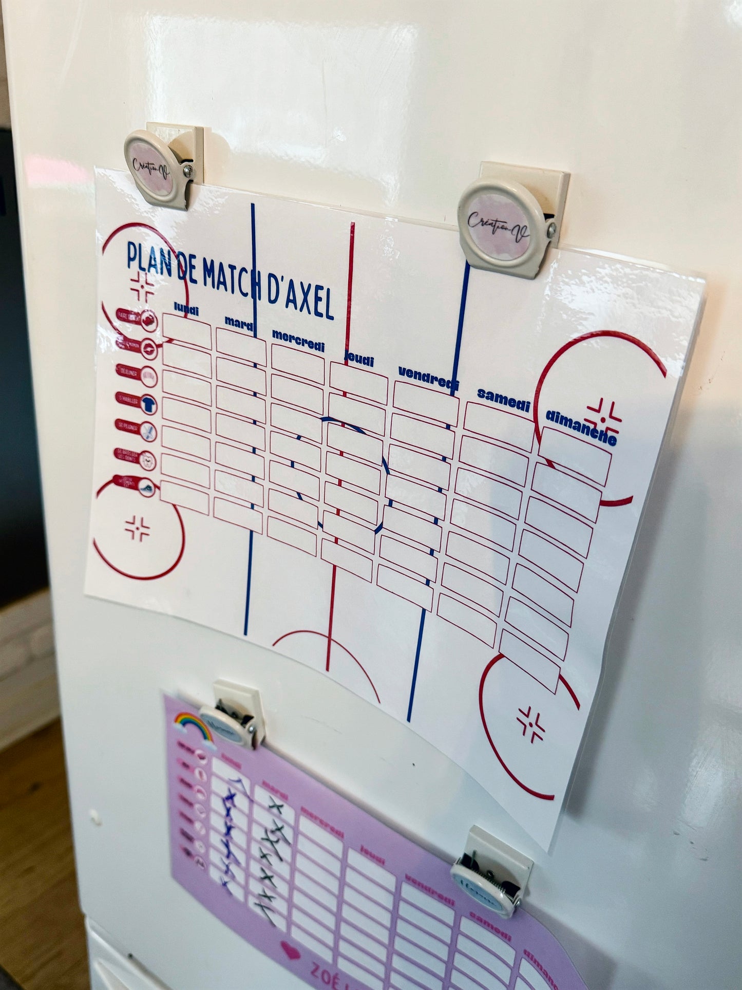 Tableau de tâches et récompenses-VERSION PDF OU PLASTIFIÉ