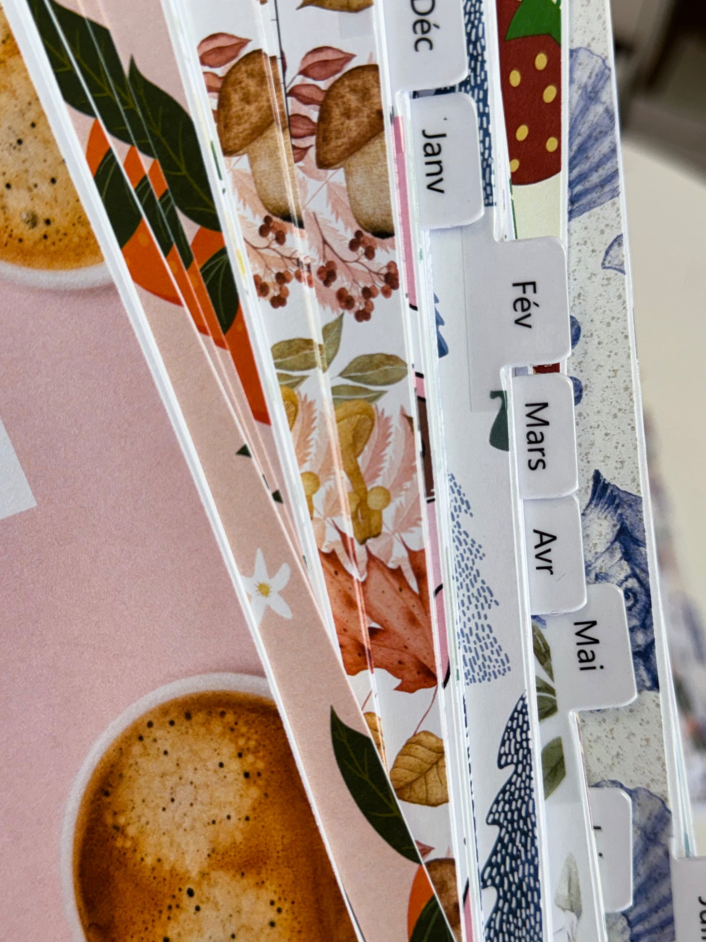 Feuilles-recharges pour agenda complète 25-26 - Disponible en petit & grand
