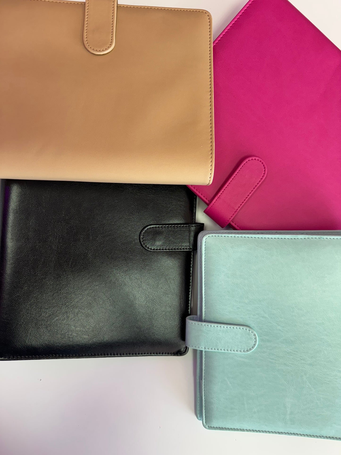 Cover en cuire vegan pour agenda ou document
