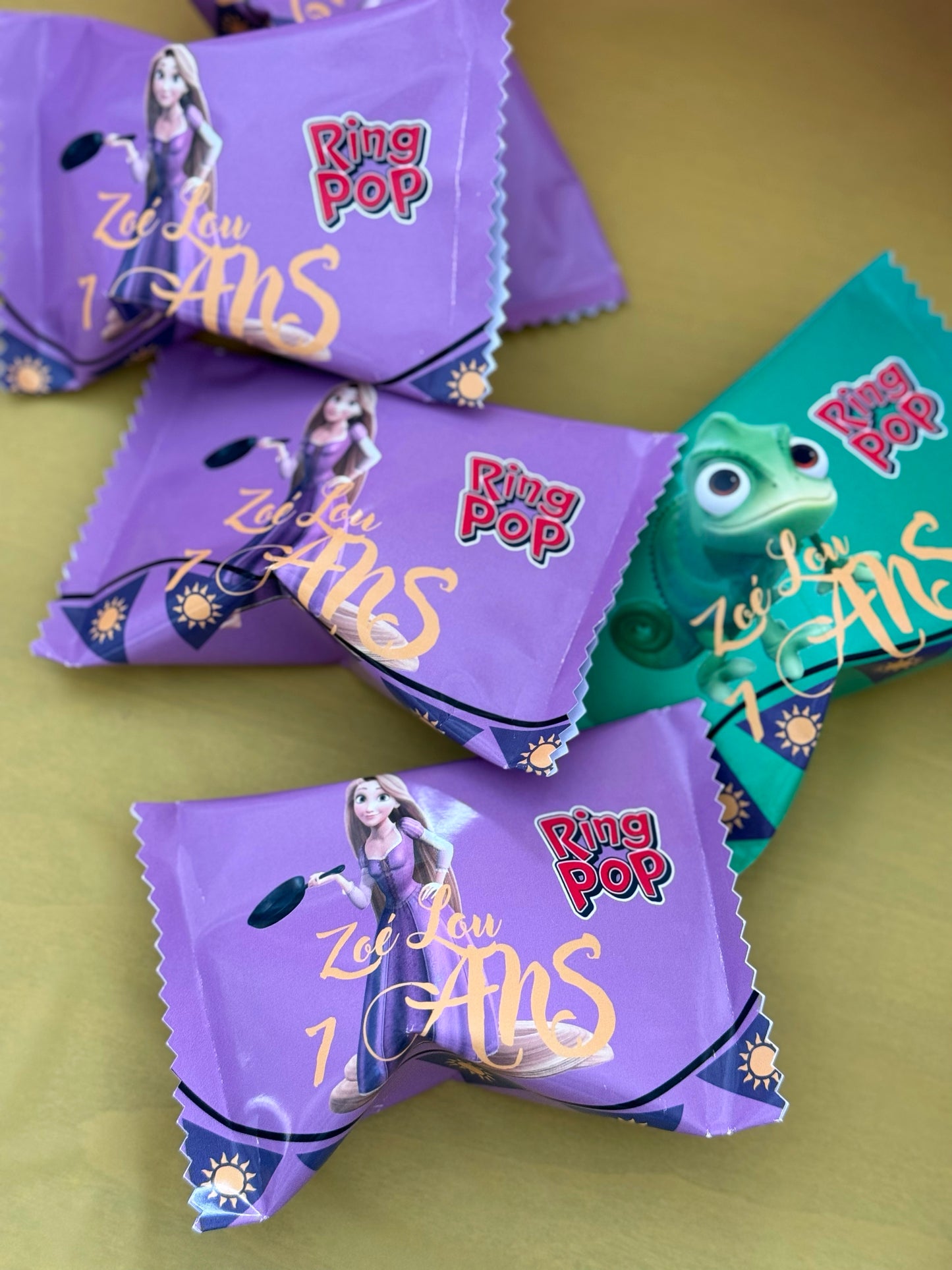 Ring pop personnalisé