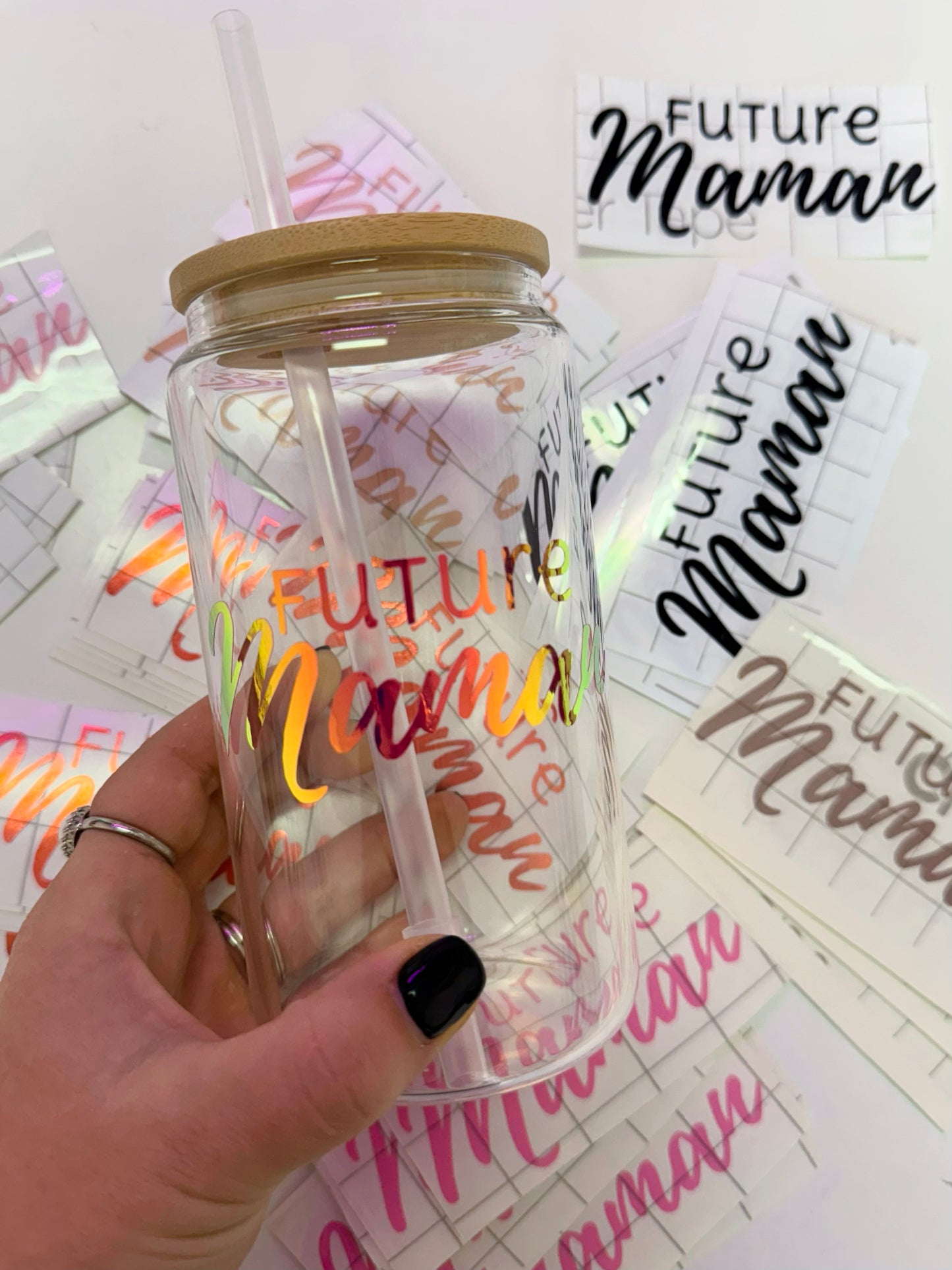 Autocollant Futur parents/Grands-parents