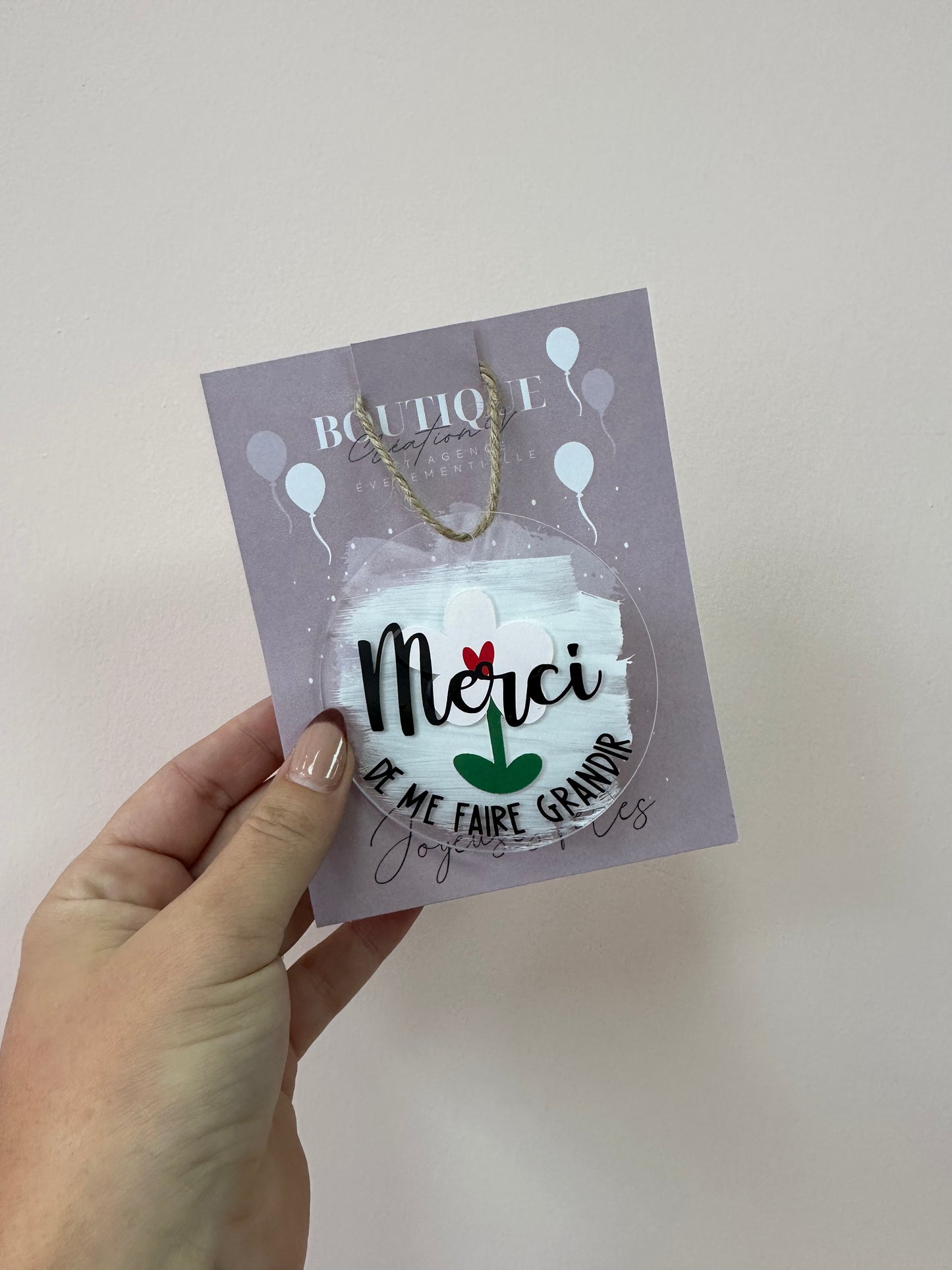 Boule de Noël Fée marraine (avec ou sans boîte cadeau)