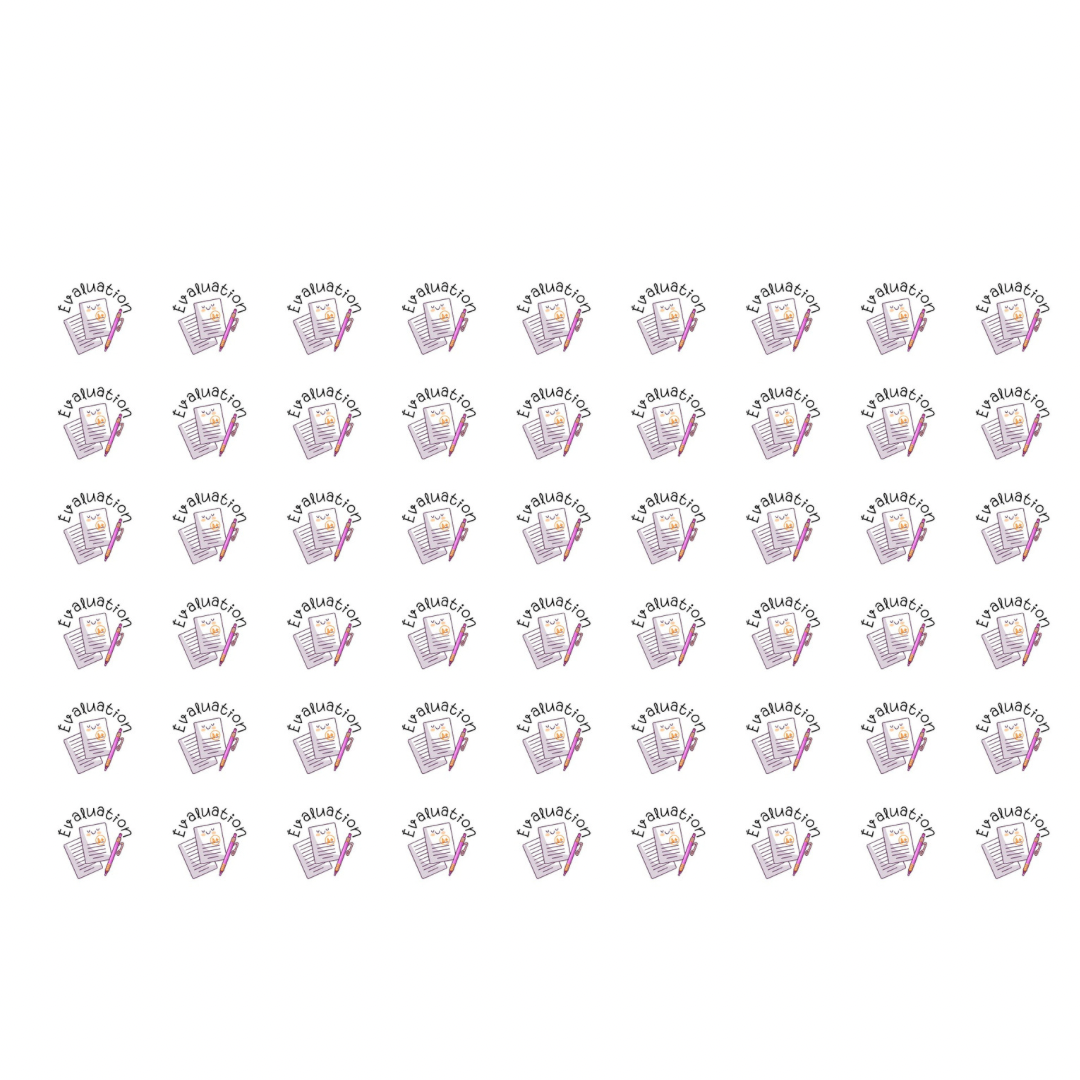 Autocollants pour agenda/planificateur-Évaluation