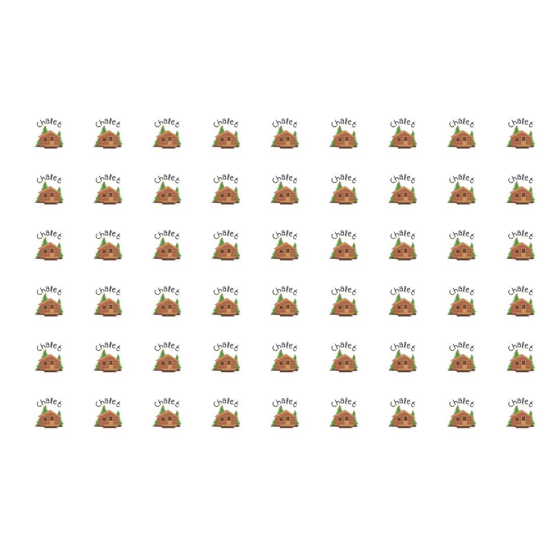 Autocollants pour agenda/planificateur-Chalet