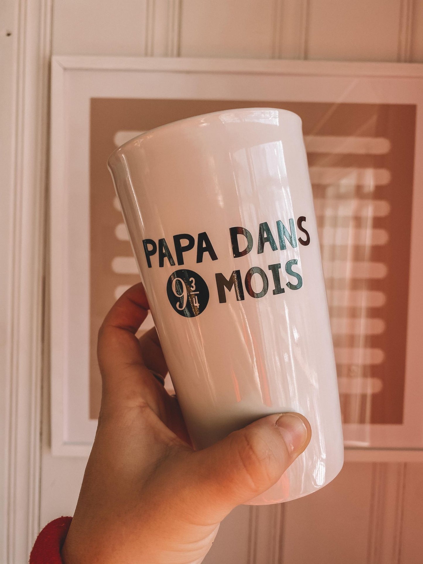 Autocollant Maman/Papa/Mamie/Papi dans 9 3/4 mois