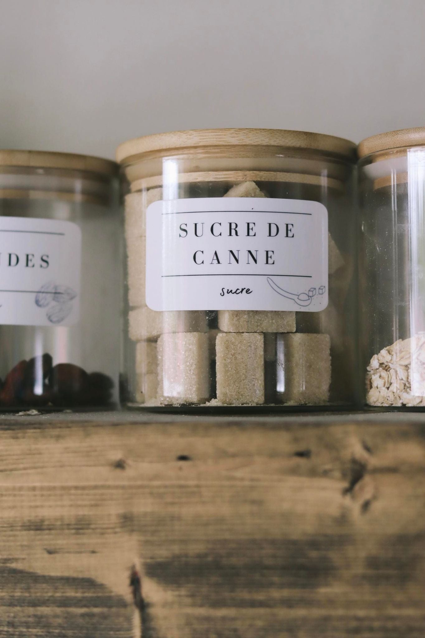 Pot organisation en vitre (4 formats)