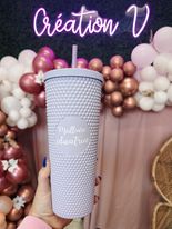 Bouteille-Gobelet clouté -Plusieurs couleurs