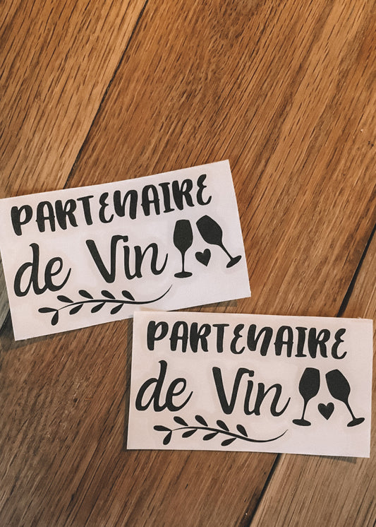 Autocollant Partenaire de vin