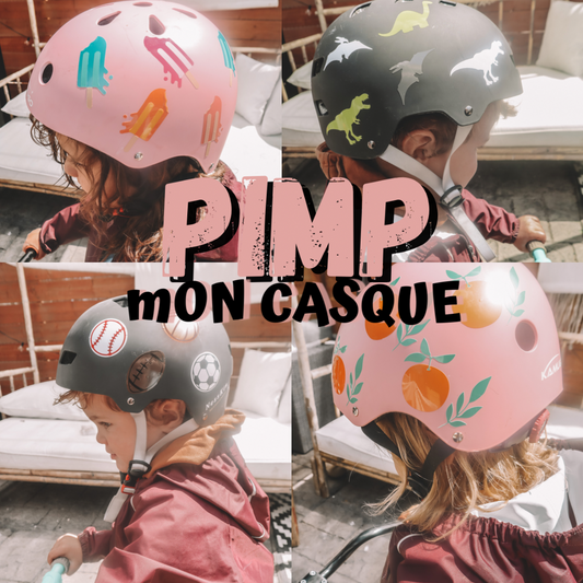 Paquet d’autocollants pour casque (6 modèles )