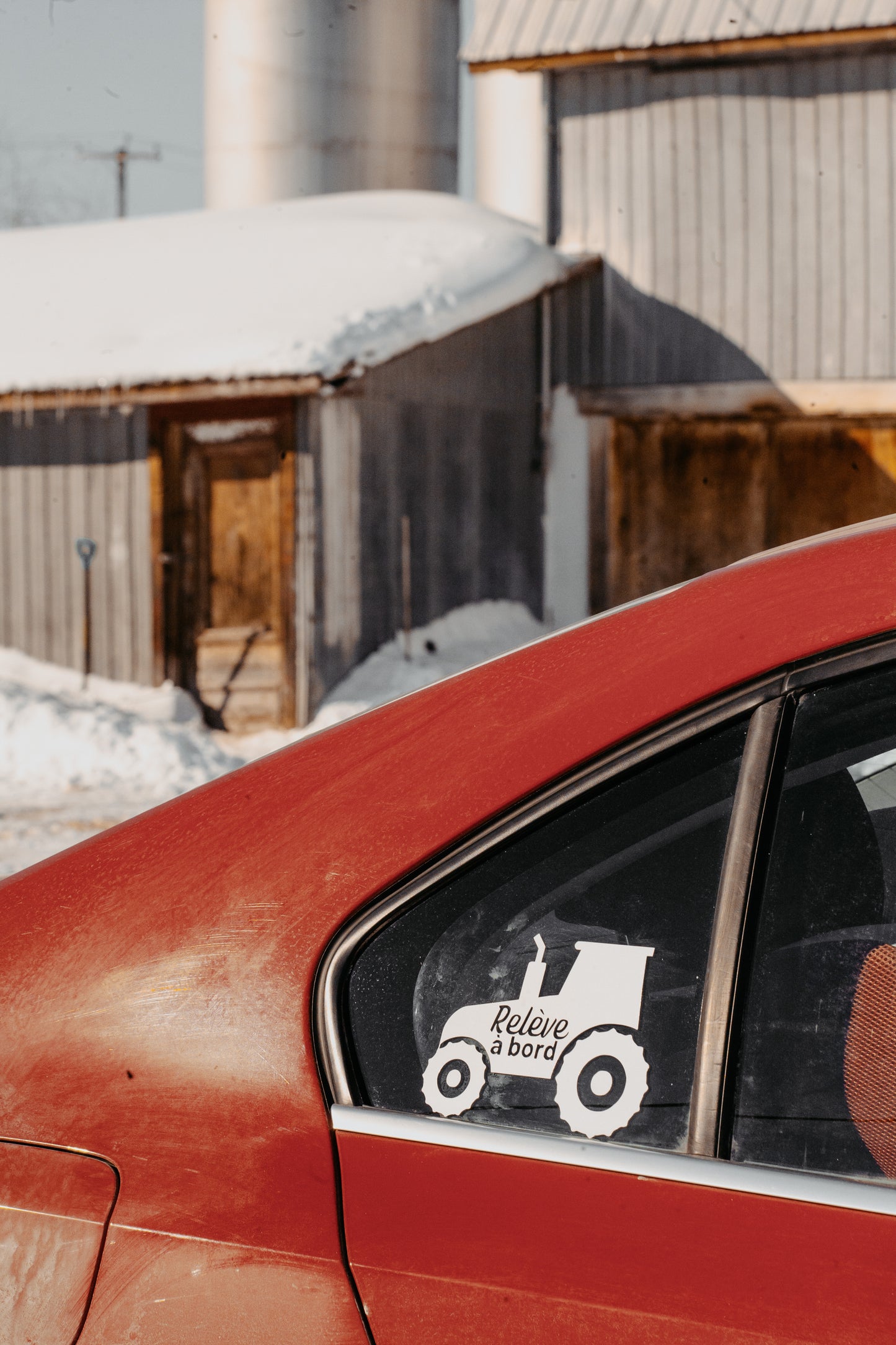 Autocollant Relève à bord/formation/à l’œuvre