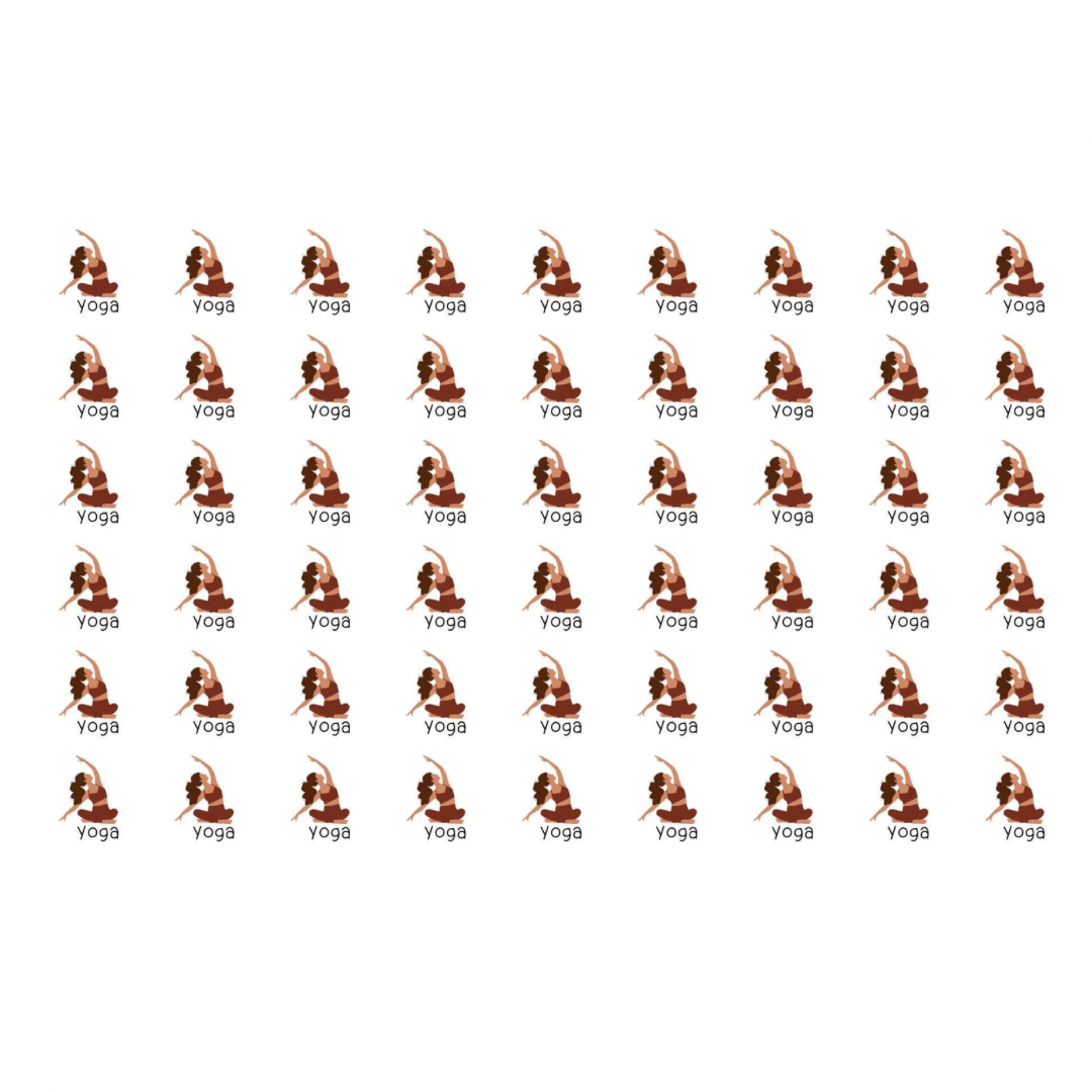 Autocollants pour agenda - Yoga