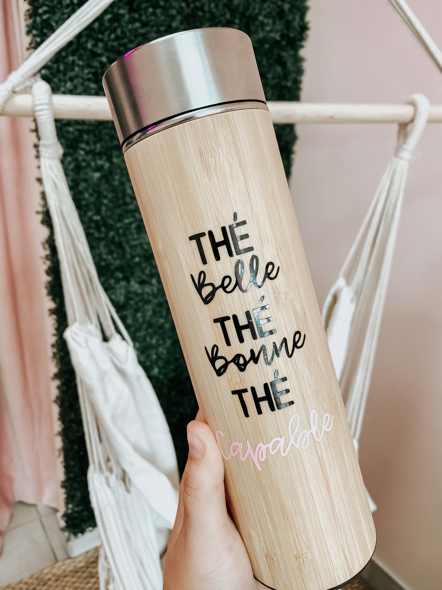 Autocollant THÉ belle THÉ bonne THÉ capable