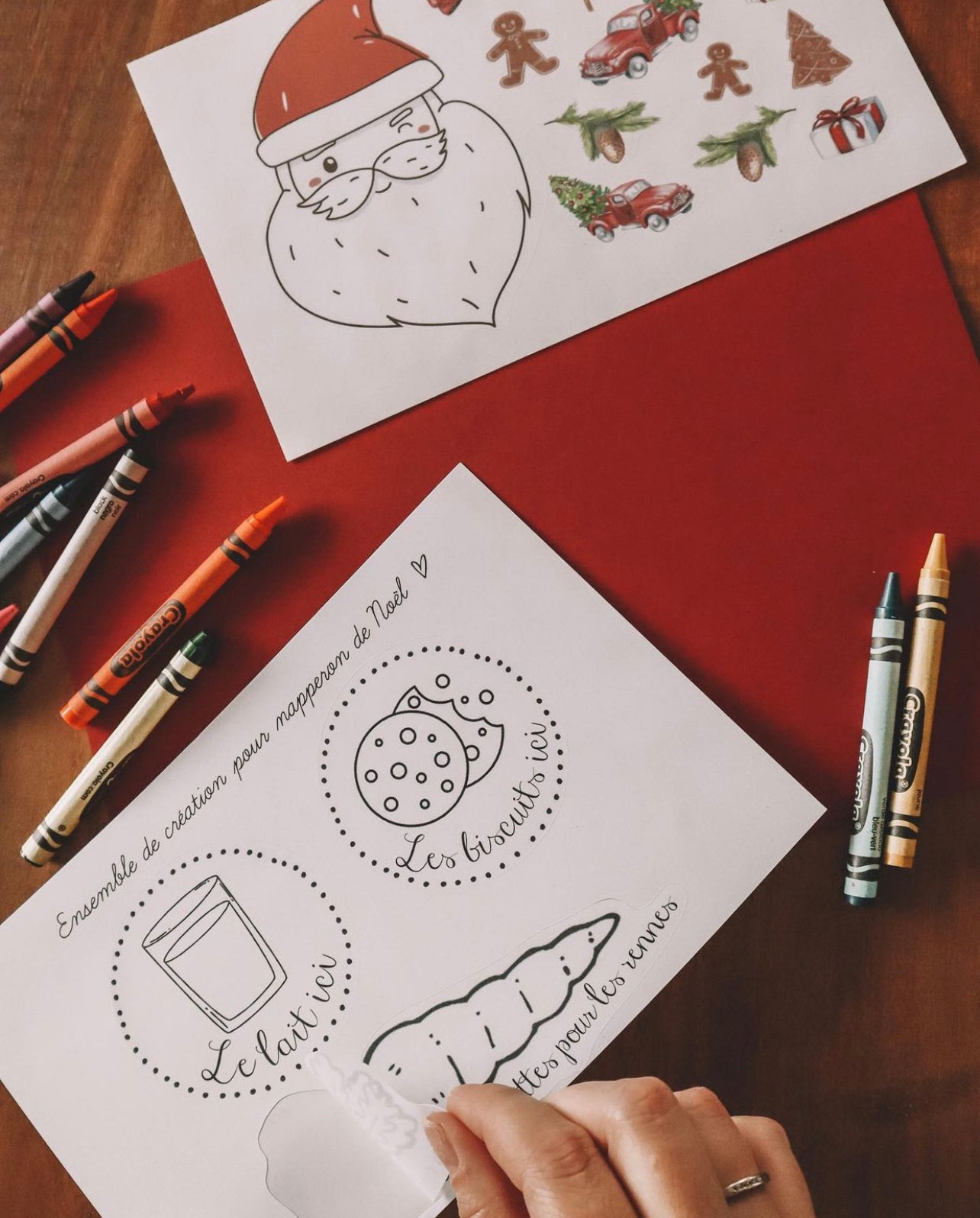 Napperon pour le Père Noël