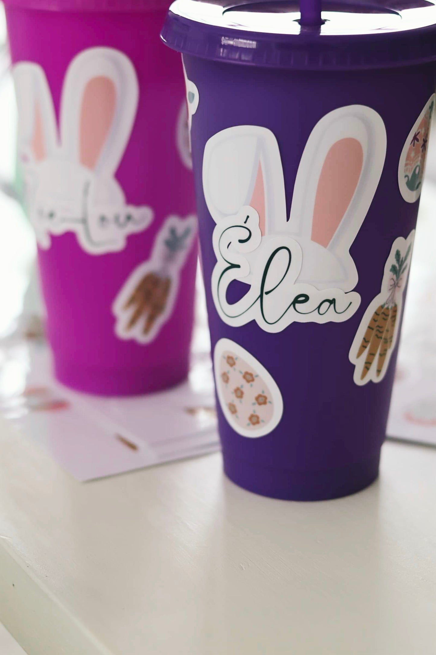 Feuille d’autocollant Pâques personnalisée