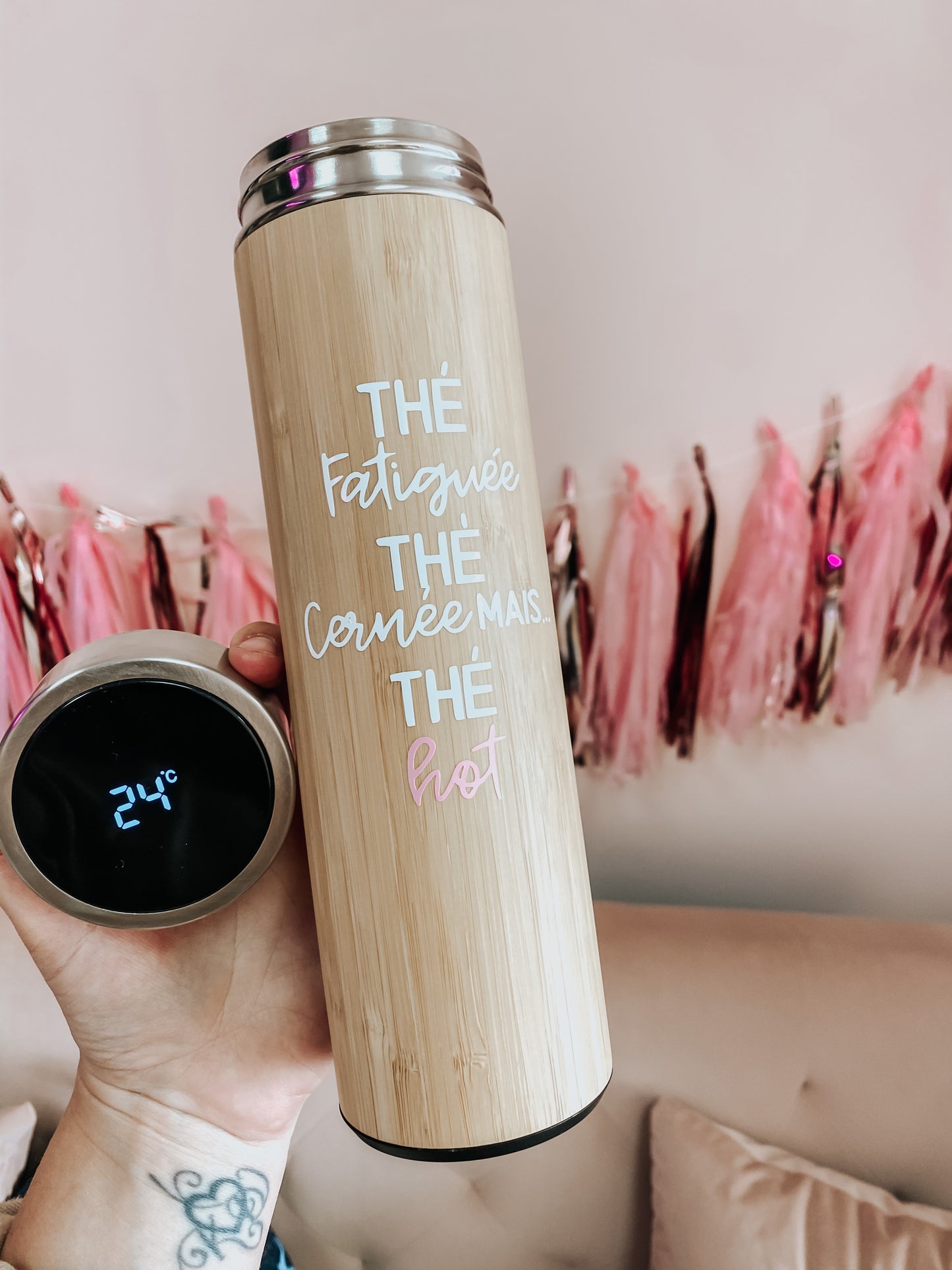 Autocollant THÉ stressée THÉ énervée THÉ TDAH