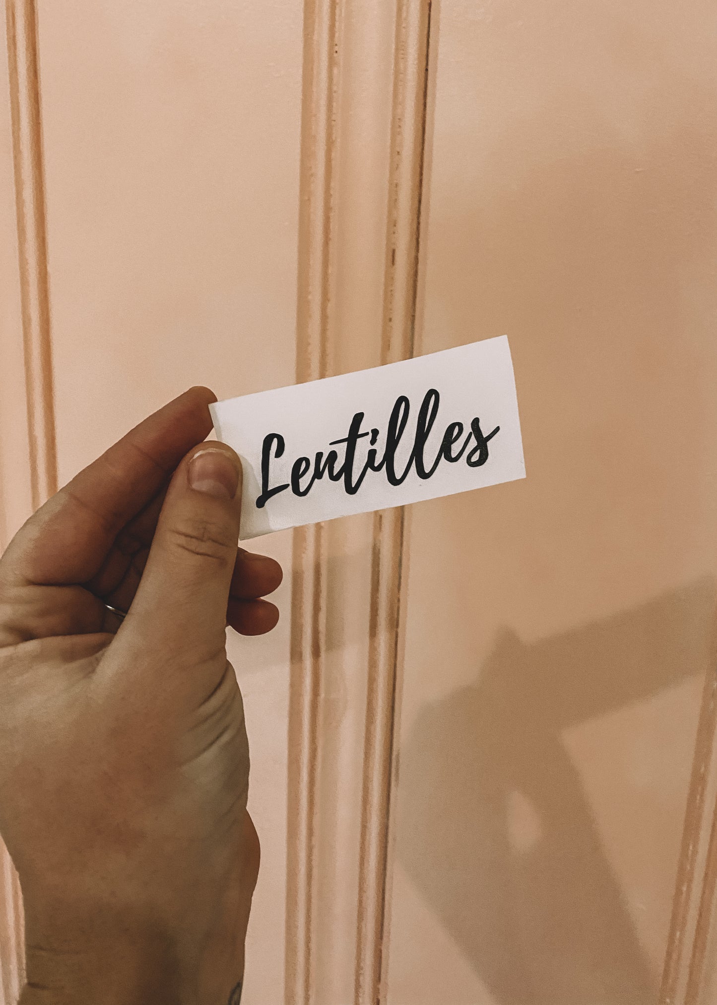 Autocollant Lentille