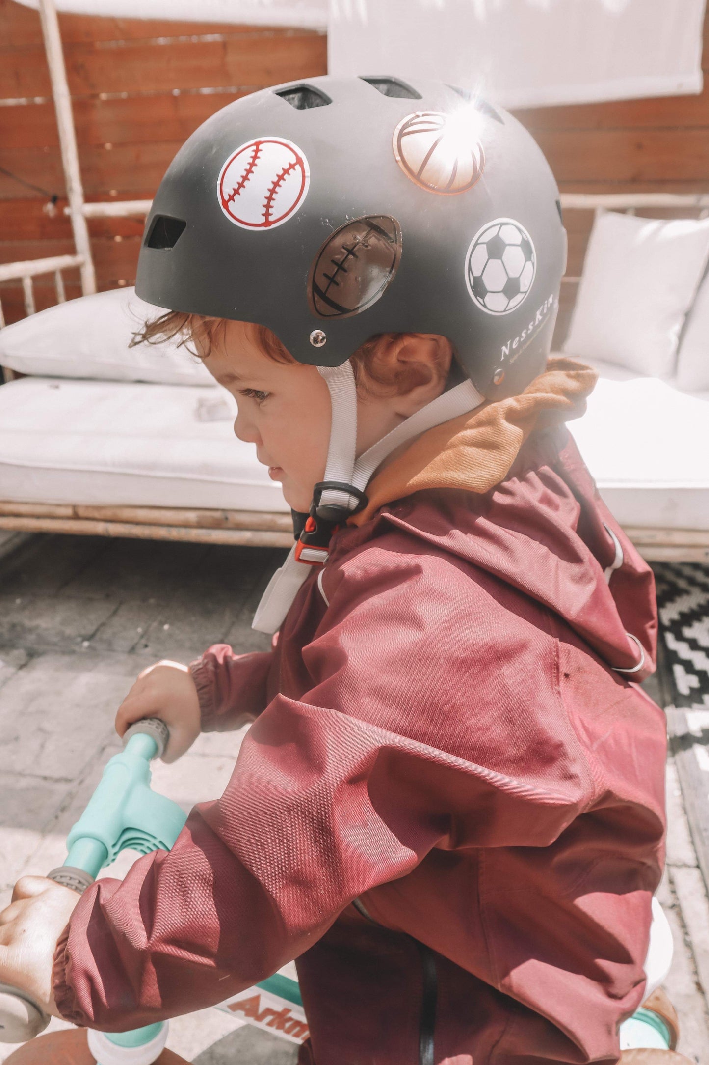 Paquet d’autocollants pour casque (6 modèles )