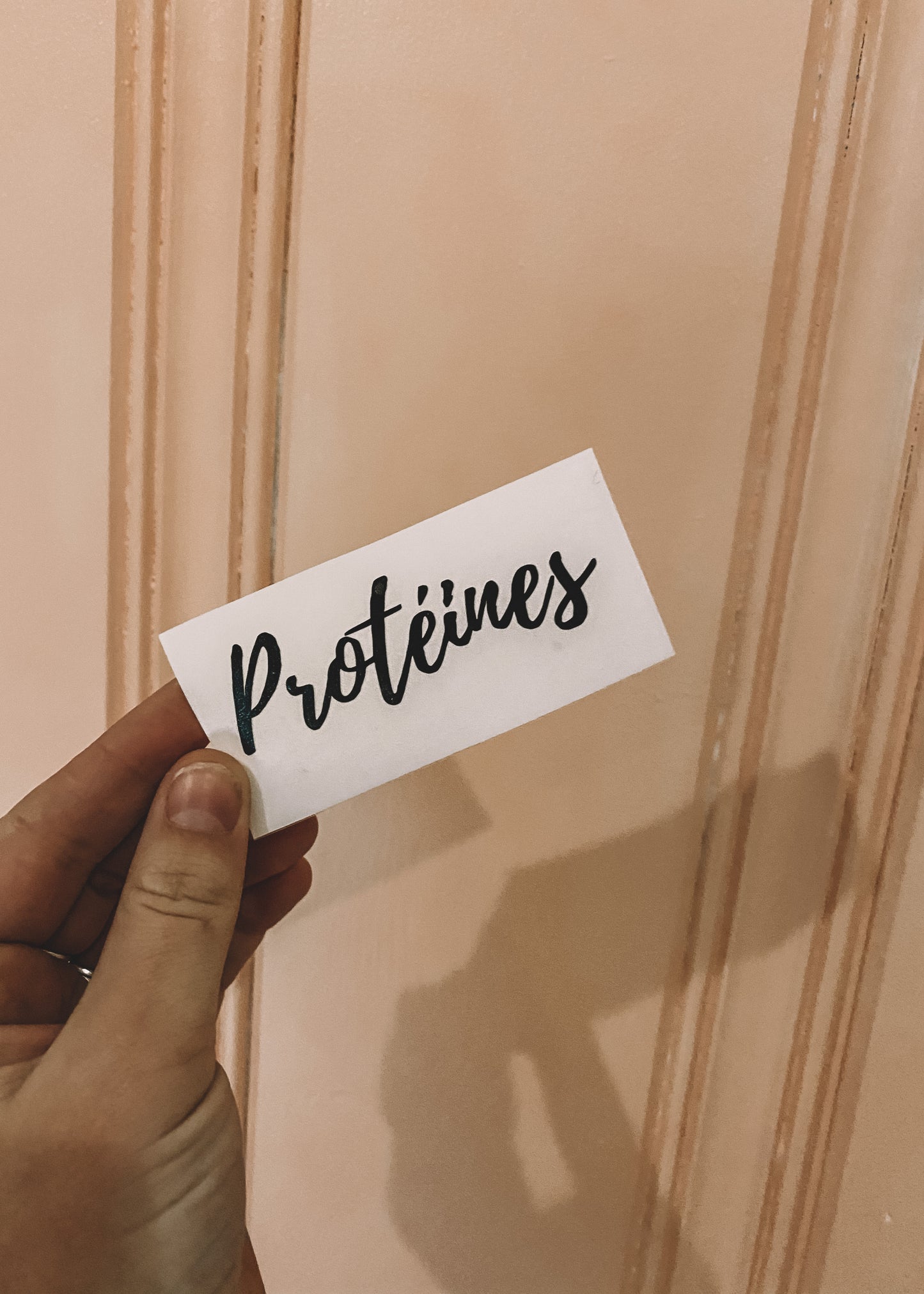 Autocollant Protéine