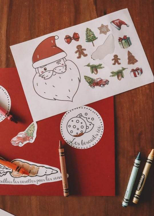 Napperon pour le Père Noël