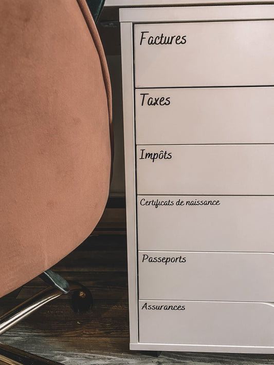 Autocollant Bureau