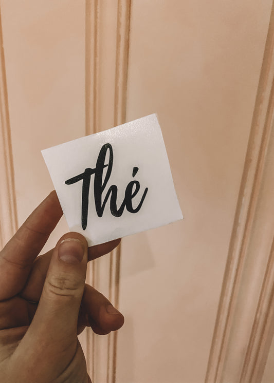 Autocollant Thé