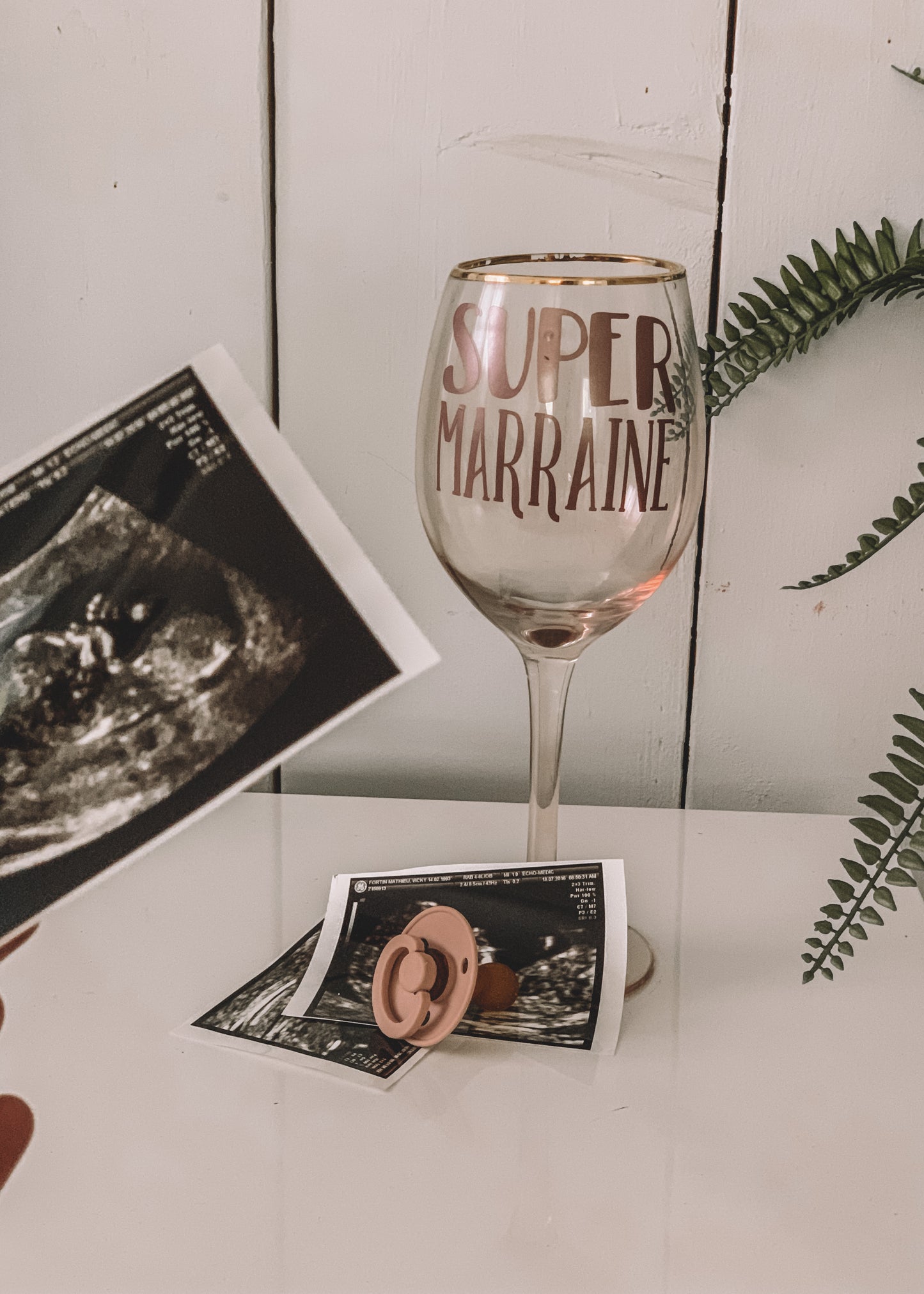 Autocollant Super Marraine/Parrain