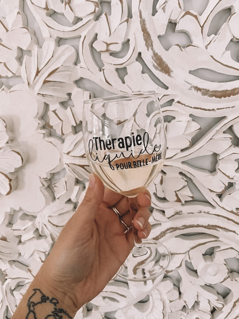 Autocollant Thérapie  pour belle mère
