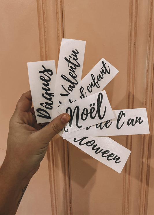 Autocollant Saisons/Fêtes