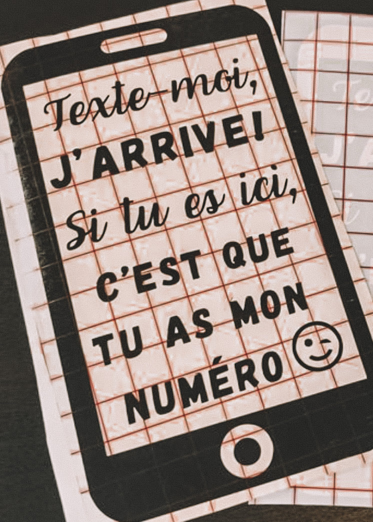 Autocollant PORTE D'ENTRÉE