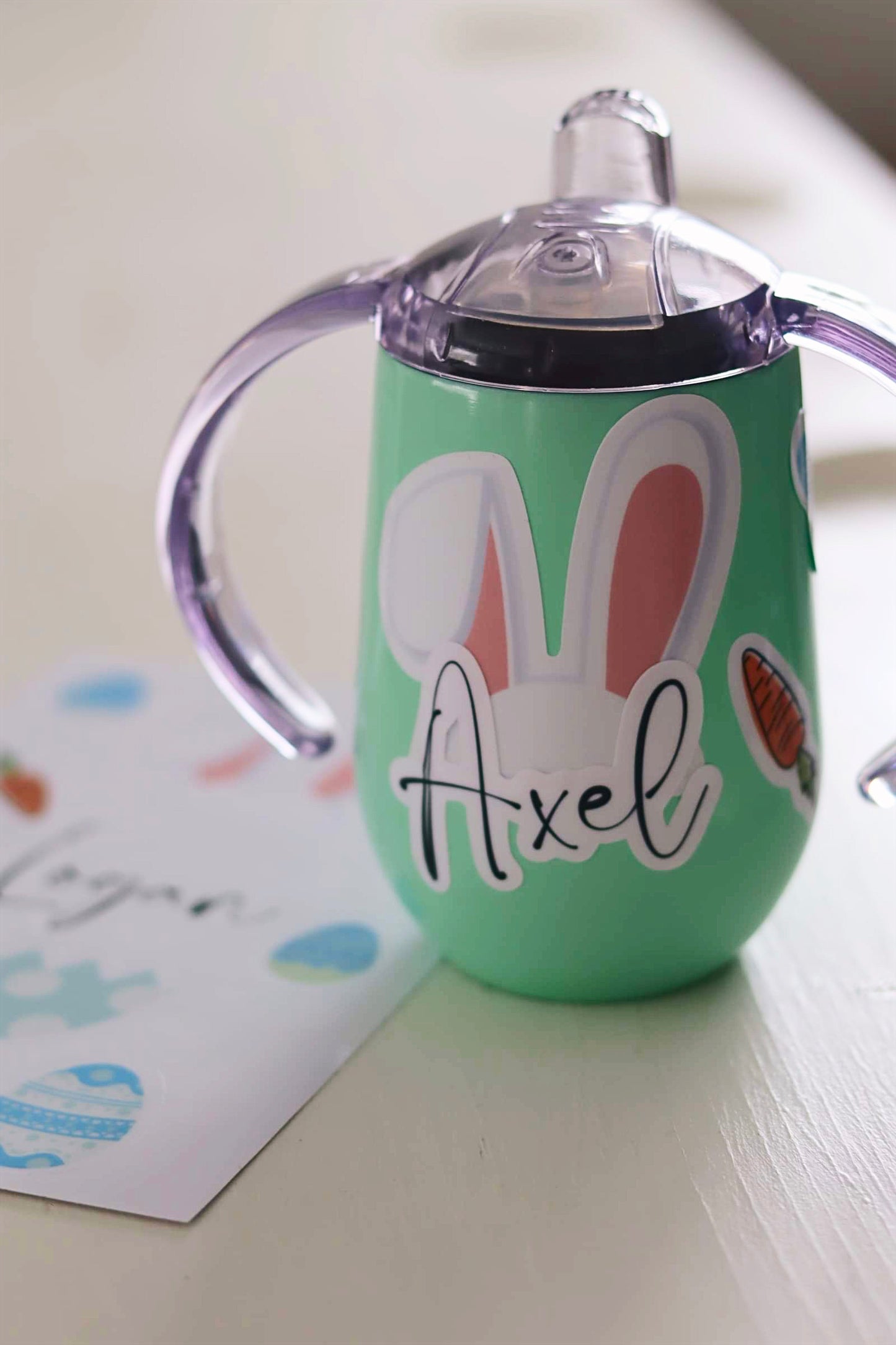 Feuille d’autocollant Pâques personnalisée