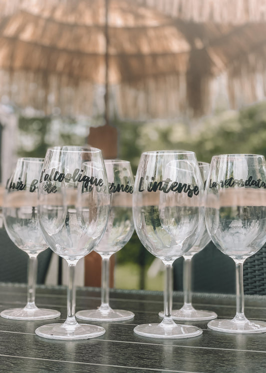 Autocollant Collection girls night ( marques verres)