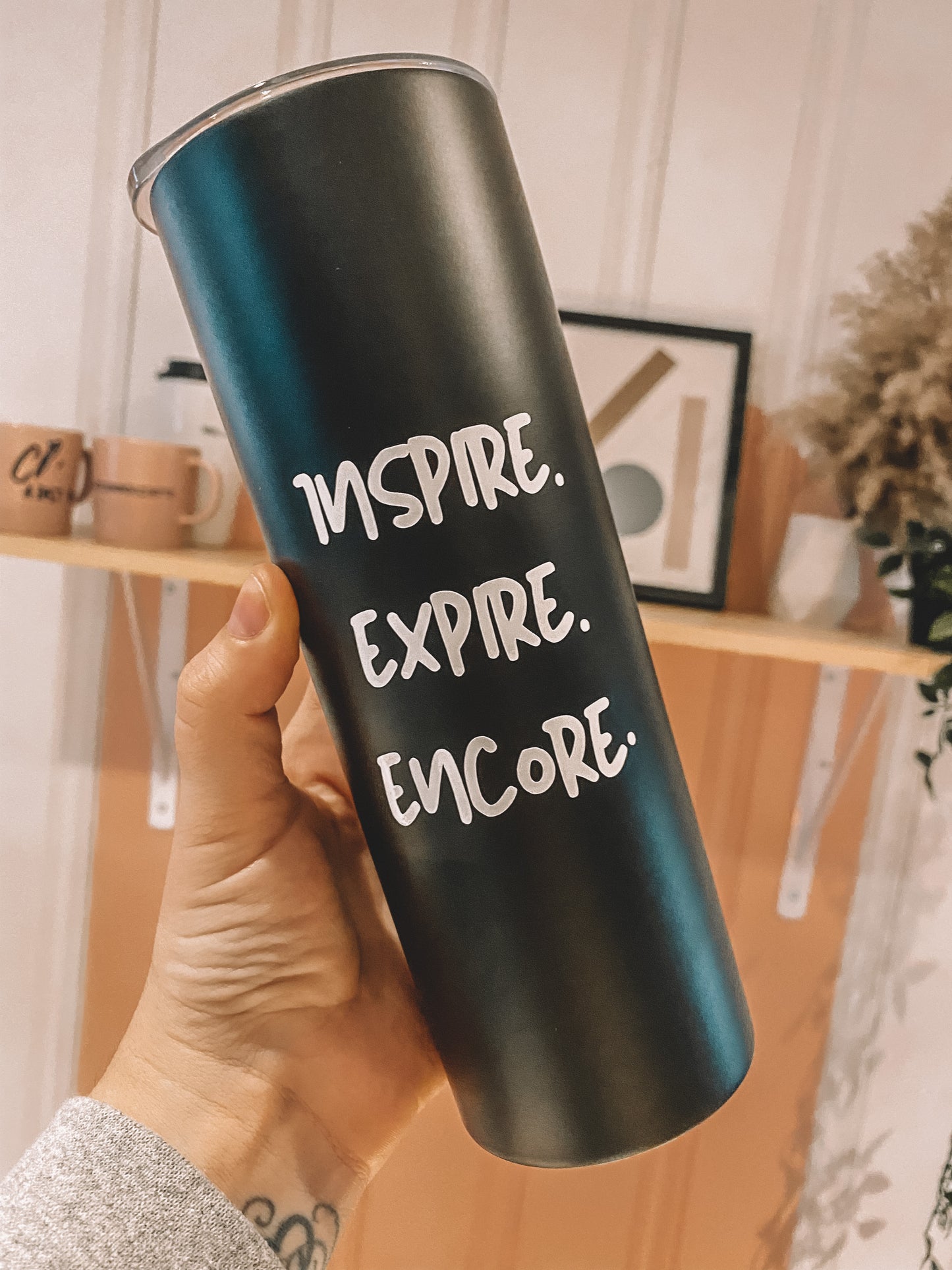 Autocollant Inspire. Expire.Encore.