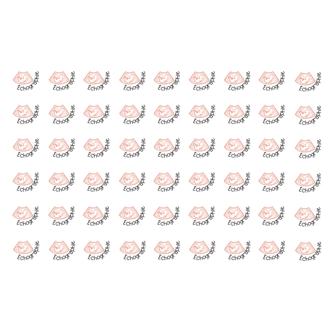 Autocollants pour agenda - Échographie