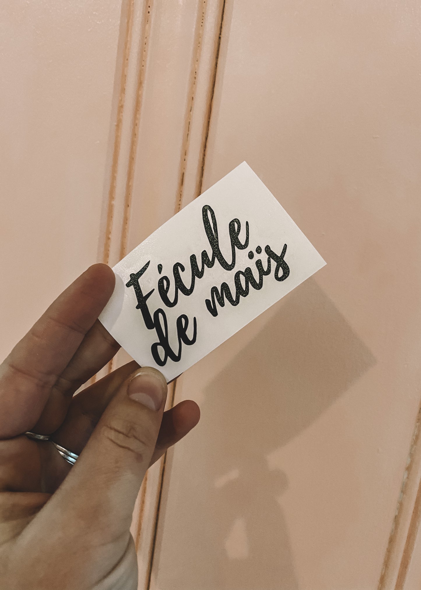 Autocollant Fécule de maïs