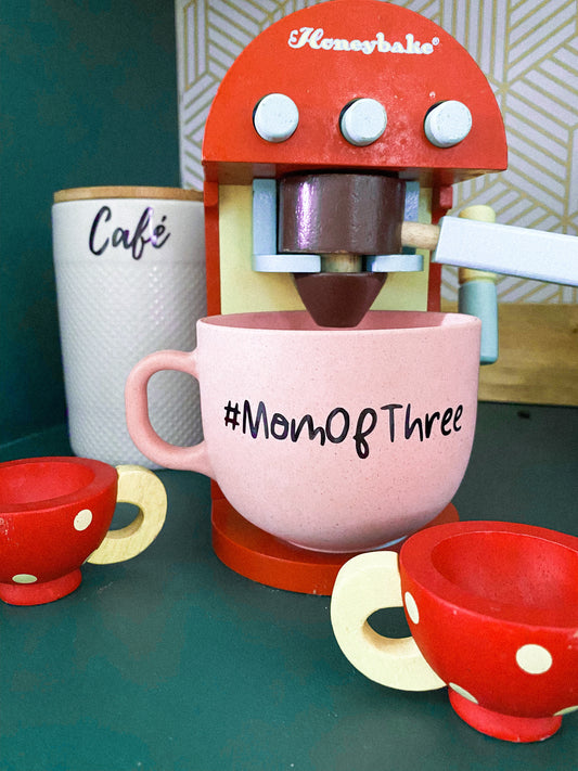 Autocollant #momof/two/three/four