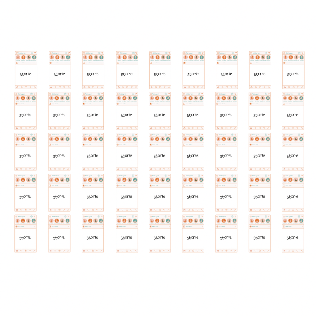 Autocollants pour agenda -Storie