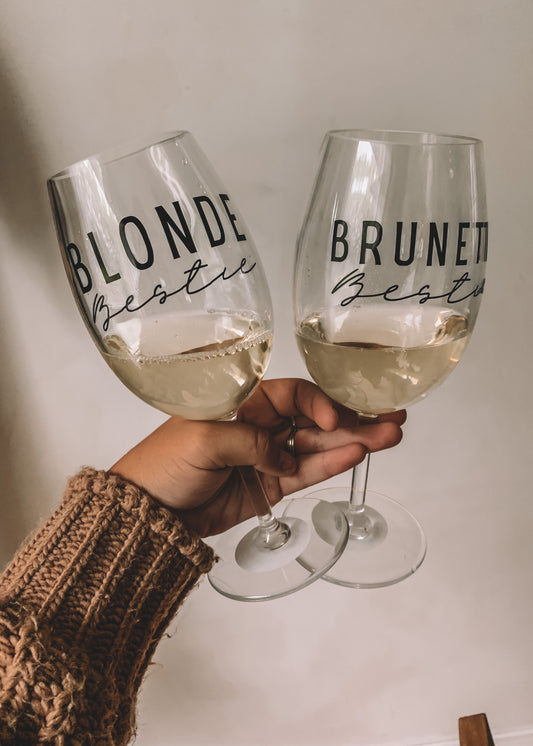 Autocollant collection bestie blonde/brunette/rousse