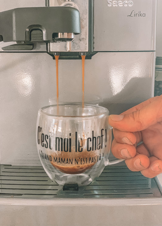 Autocollant C'est moi le chef!(quand maman n'est pas là)