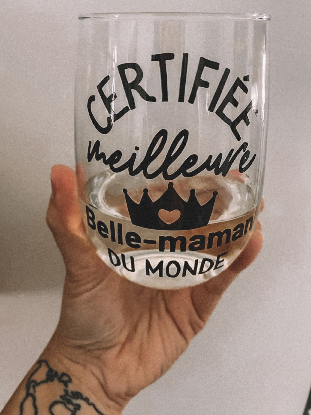 Autocollant Certifié/e  meilleur/e beau-père/belle-mère au monde