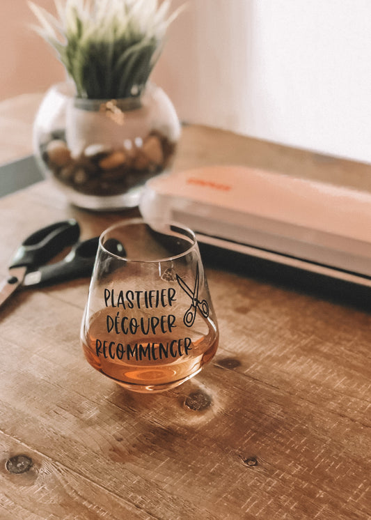 Autocollant Plastifier/Découper/Recommencer