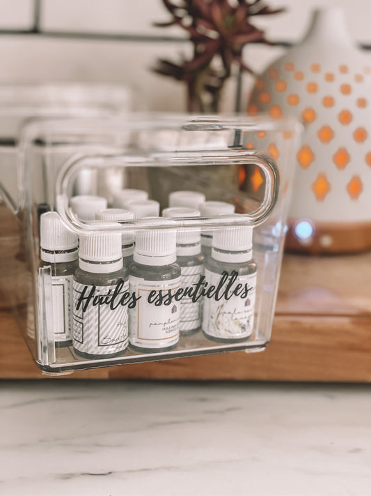 Autocollant Huiles essentielles