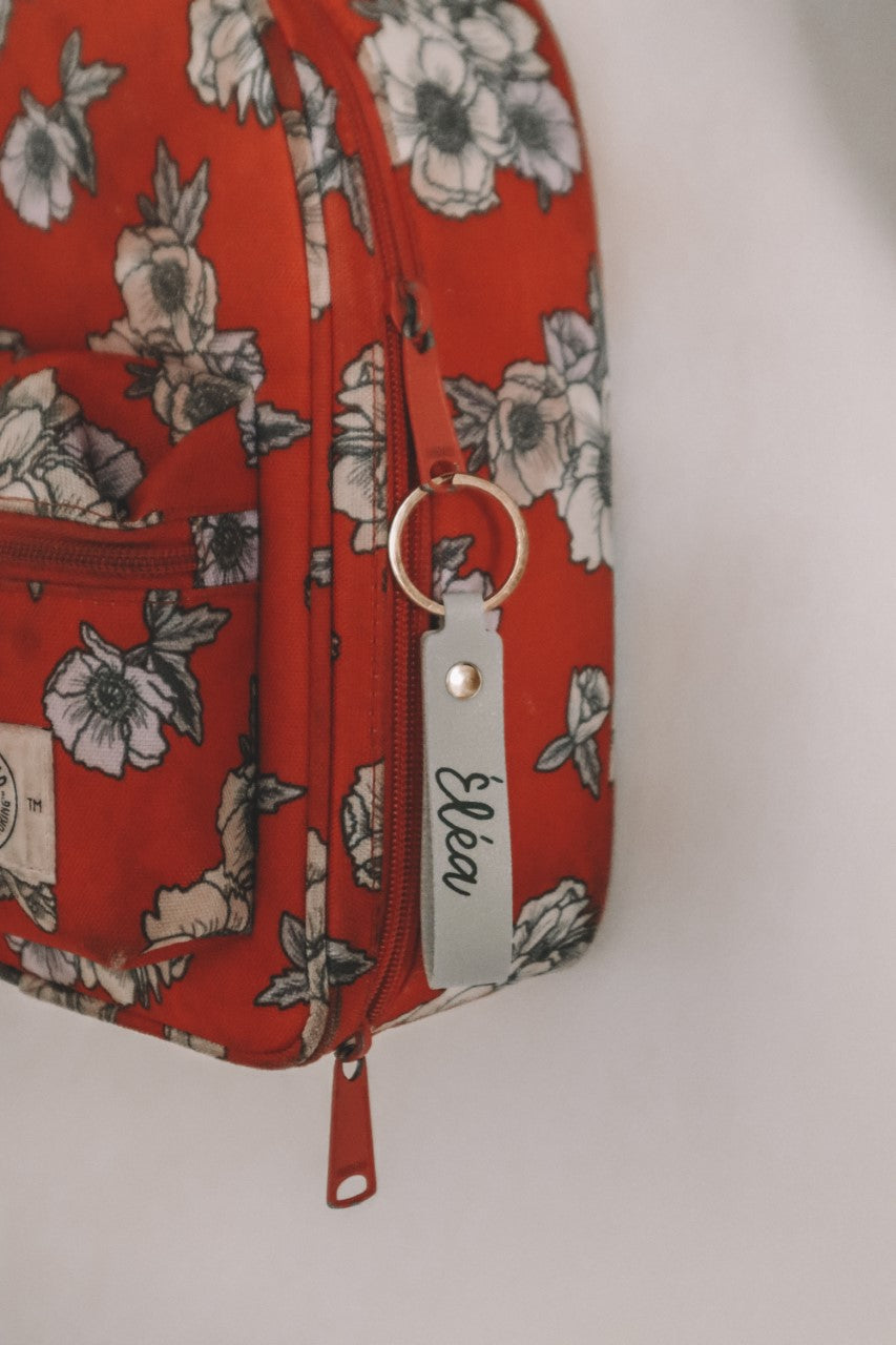 Porte clé personnalisé gris