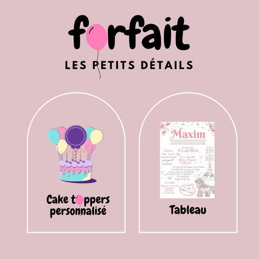 Forfait Les petits détails