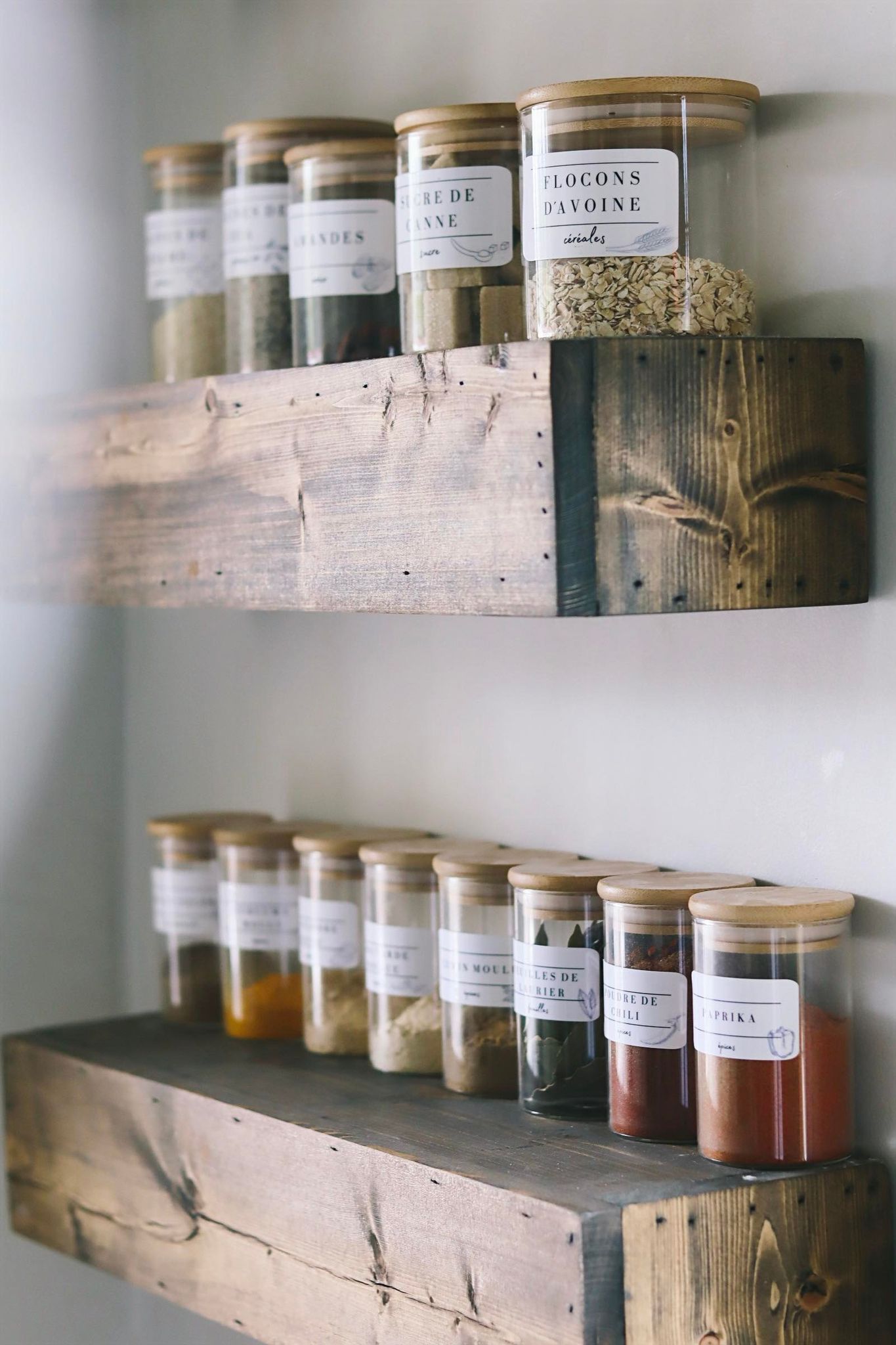 Pot organisation en vitre (4 formats)